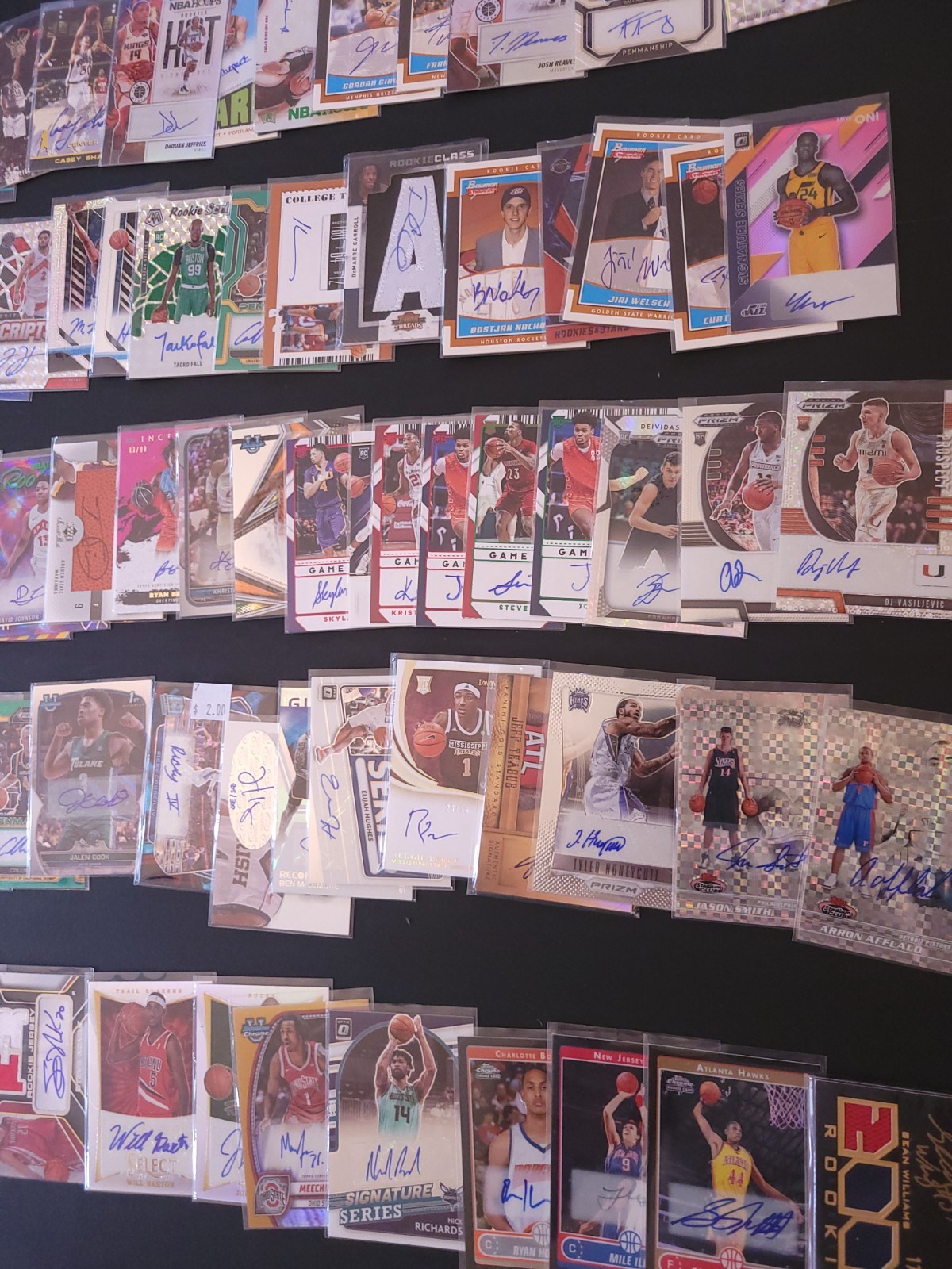 Huge Lot 697 NBA NCAA Basketball Topps Panini + 65 Auto, 28 Patch, 547 Numbered view 6