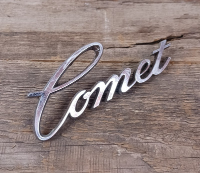 Vintage 1971-1975 Mercury Comet Script Emblem OEM #D14B-16098-A
