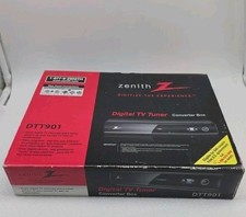 Zenith Digital TV Tuner Converter Box w/Remote and Manual DTT901 New Open Box