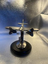 Metal Flying Boat Seaplane Sculpture Ornament