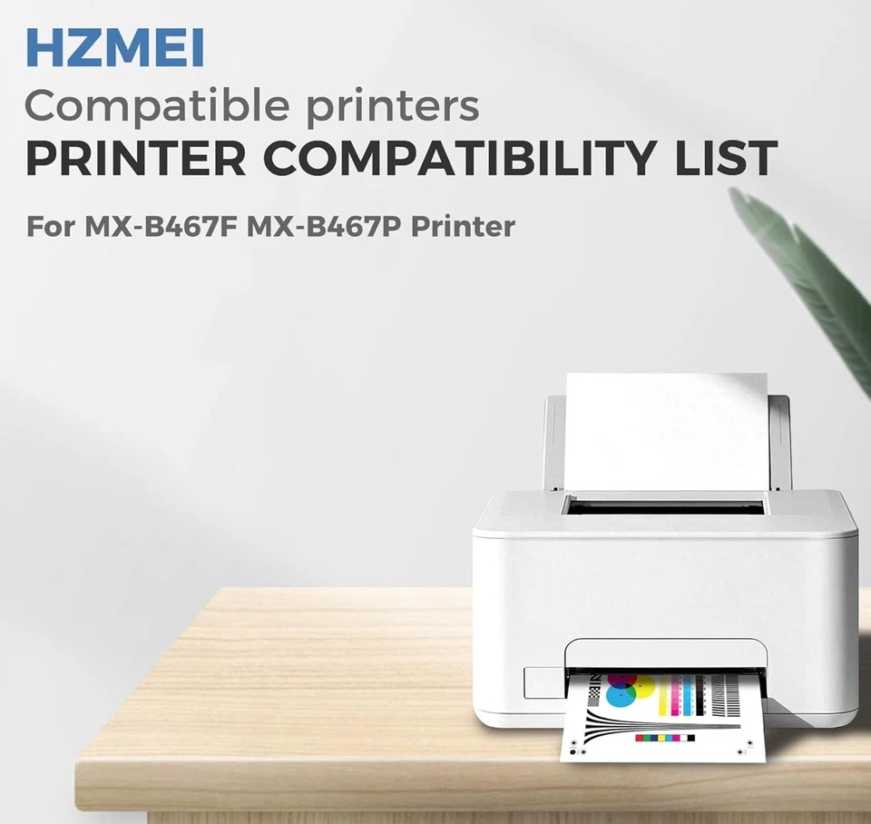 High Yield MXB46T MX-B46T Black Toner Cartridge with Chip Compatible for Sharp M - Image 2 of 4