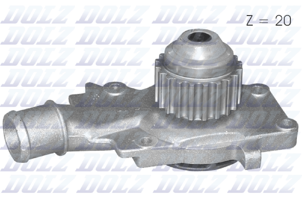 Dolz Wasserpumpe MotorküHlung F127 FüR Aff Gfj Fbd Orion Abft Fiesta Ford Gaf 2-image