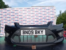 FORD FOCUS HATCHBACK 5DR ZETEC S MK2 C307 2009 BLACK FRONT BUMPER MARKS