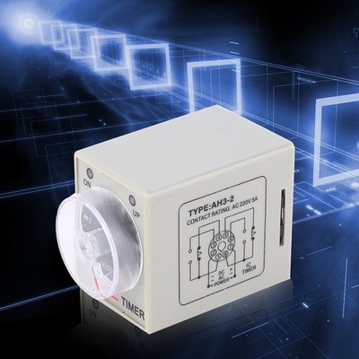 AH3-2 Zeitrelais Mini Delay Controller Timer AC 220V Für Automatisches Steuersys