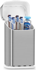 Toothbrush Holders with Cover - 5 Slots Tooth Brush Holder for Bathroom, Deta...