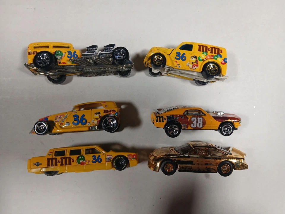 RARE  M&M's  2000s DieCast NASCAR Stock Car Lot - Image 3 of 4