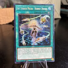 Yu-Gi-Oh! TCG Sky Striker Mecha Hornet Drones Collector's Rare Card JUSH-EN053
