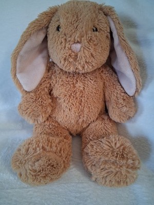 Build a Bear Brown Tan Pink Floppy Ears Bunny Rabbit Plush 15'' BAB Easter