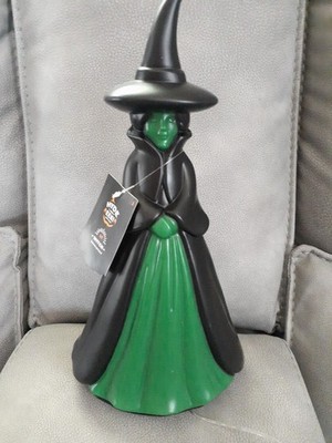 Hyde And Eek Halloween Lit Witch Blow Mold Battery Operated 13'' NWT 2025 Decor