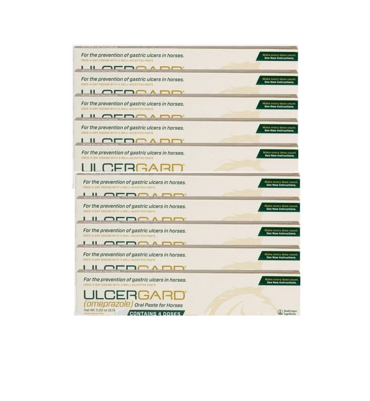 10 Pack UlcerGard  Equine Oral Paste for Horses *Authentic product **EXP 07/2026