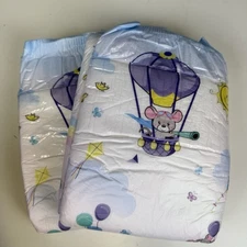 (2) REARZ *NEW* Daydreamer Adult overnight diapers medium 76-102cm (30”-40”)