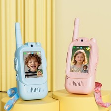 Walkie Talkie for Kids with Video: 2 Pack Rechargeable Toddler Toys with HD C...
