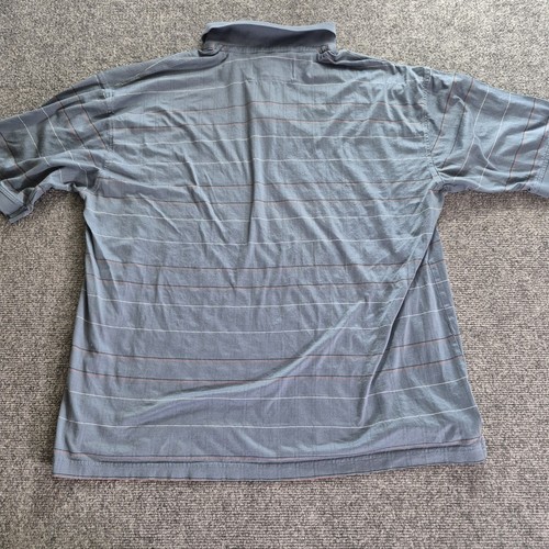 Wrangler George Strait Polo Shirt Mens XL Striped Logo Short Sleeve - Picture 2 of 10