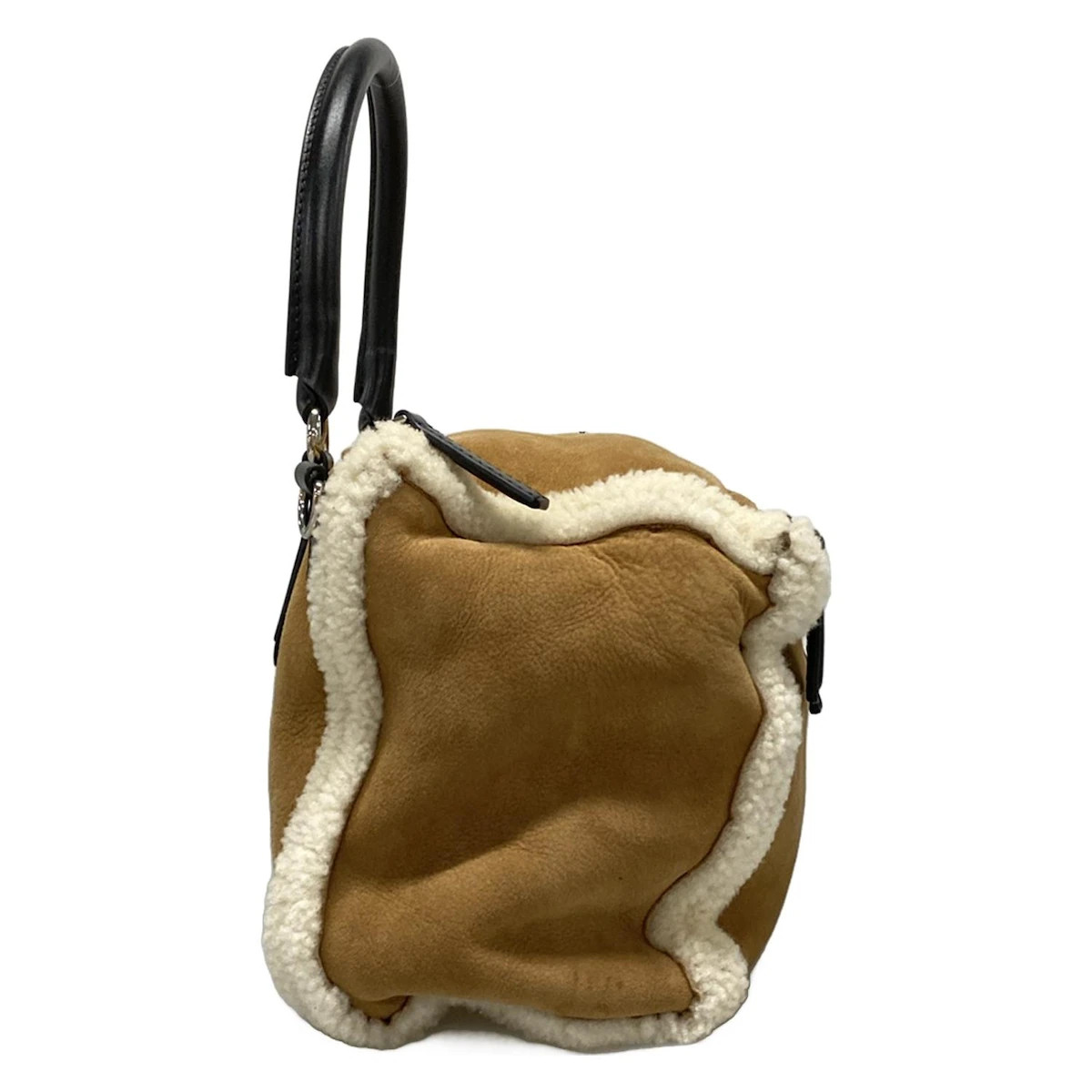 GIVENCHY Pandora Medium - Beige White Black Mouton Leather Handbag thumbnail 4