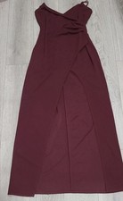 Chic Burgundy Evening Gown Prom