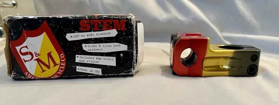 S&M Redneck XLT Стержень Rasta Редкий Показ Установлен Новое Состояние товара BMX OG Redneck - Изображение 3 из 4