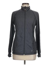 Active Women Gray Zip Up Hoodie M