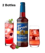 Torani Sugar Free Raspberry Syrup 25.4 Ounce, Pack of 2, Best By Sept 2026