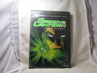 DC Universe Green Lantern First Flight, 2-Disc DVD, 2009, Used.