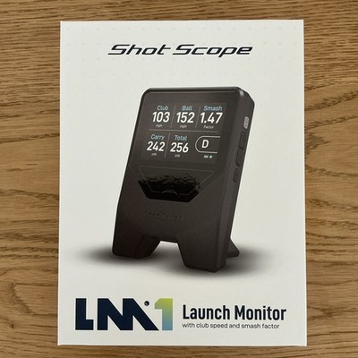 Shot Scope LM1 Radar Golf Launch Monitor Brandneu in Box 
