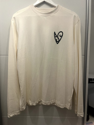Acne studios Heart Print Long Sleeve T-Shirt (Gr. XS)