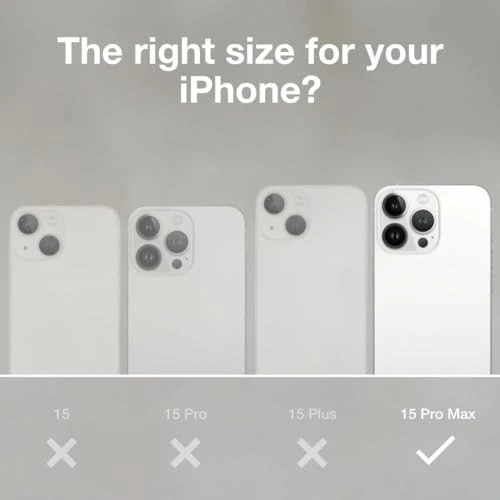 - Magnetic Bumper Case for iPhone 15 Pro Max Compatible with Camo Grey - Picture 7 of 8