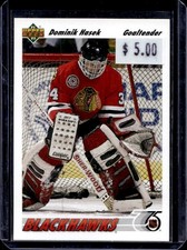 1991-92 Upper Deck Dominik Hasek Rookie RC #335 Blackhawks