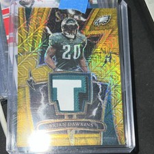 2021 Panini Select Prizm Patch Brian Dawkins #SP-BDA Philadelphia Eagles 06/10