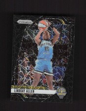2024 Panini Prizm WNBA #107 Lindsay Allen Black Velocity Prizms #/39