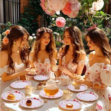 Wildflower Party Decorations,Floral Baby Shower Birthday Tableware Decoration...