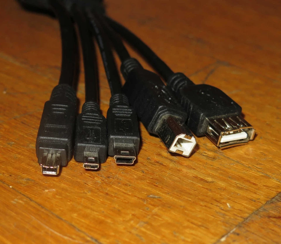 SIMA SUO-200W USB+FireWire Multi-Connector Adapter Converter Cable - Image 4 of 4