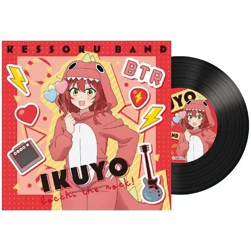 Botchi The Rock KITA Ikuyo Official Record Coaster