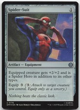 Spider-Suit 176 Uncommon Marvel's Spider-Man Magic: The Gathering Foil Near Mint