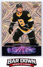 2020-21 Upper Deck #DZ-3 David Pastrnak Dazzlers Orange