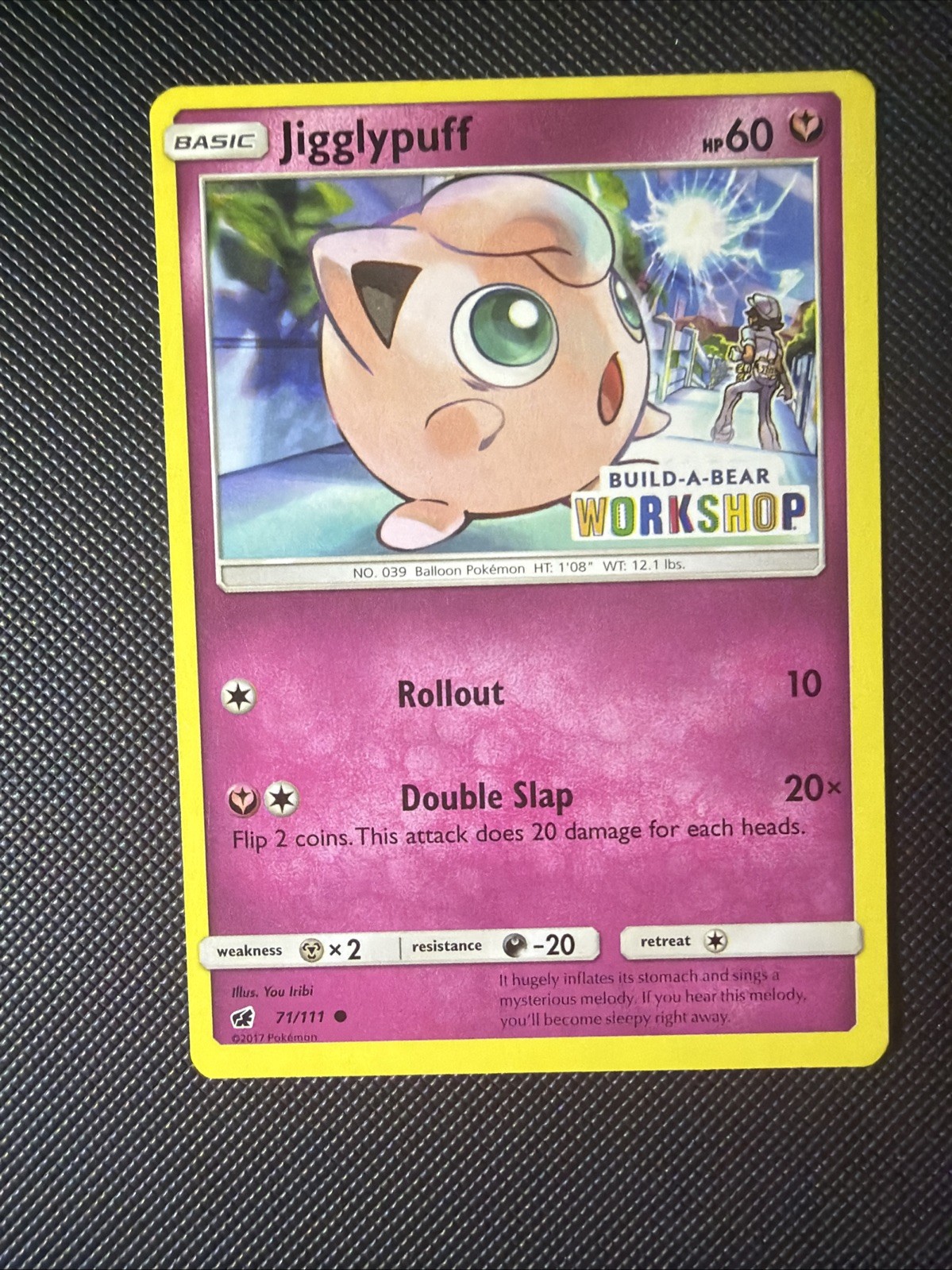 Jigglypuff 71/111 Build a Bear Promo Pokémon TCG