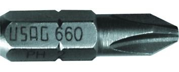 INSERTI P/AVVITATORI USAG ART.660 PH A CROCE N. 2  5 PZ