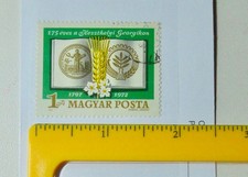 Hungary postage stamp  175 years old at the Georgikon in Keszthely  1727-1972
