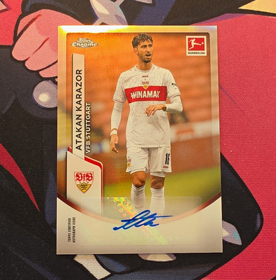 Topps Chrome Bundesliga 2023-24 Atakan Karazor VfB Stuttgart Autogramm BCA-AK