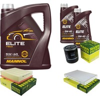 Mann Inspektionspaket 7L Mannol Elite 5W-40 FüR Audi A6 2.4 2.8 Quattro Allroad