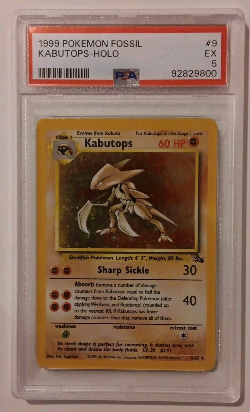 KABUTOPS HOLO 9/110 カブトプス 英語版 ポケットモンスター Kabutops [1st Edition] #90 Prices | Pokemon Japanese Split Earth