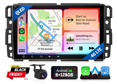 8+128 Android 13 Car Stereo DSP Audio GPS Navi CAM for Chevy Silverado 2007-2013