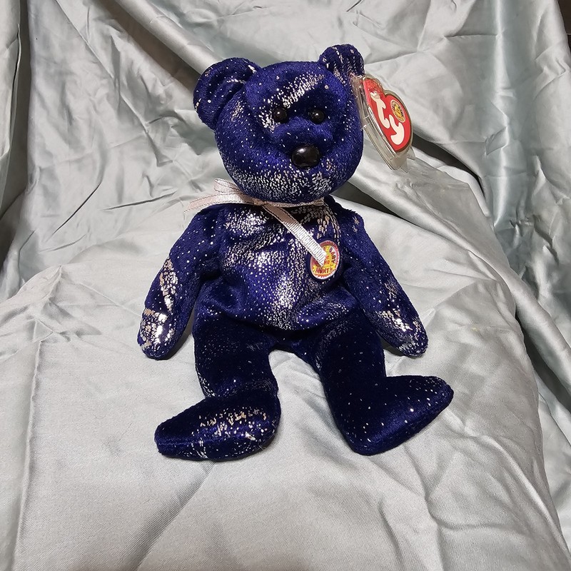 Ty Beanie Babies Baby of the Month Astra Bear stuffed animal 2004