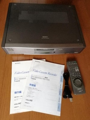 Sony EV-NS9000 Hi8 8mm Video Deck NTSC TBC DNR Flagship Tested Remote Japan