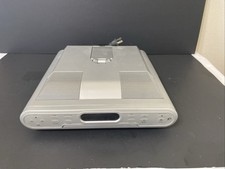 GPX CD/Radio Player Under Cabinet KC232S CD MP3 Radio Clock Silver Pre-owned.