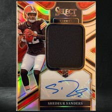 2025 Panini Select Shedeur Sanders Rookie Patch Auto /249 #JRS-SSS - (RC, RPA)