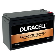 Duracell Battery 12V 9Ah VRLA Sealed Lead Acid Replaces PW91210 CP1290 NP9-12