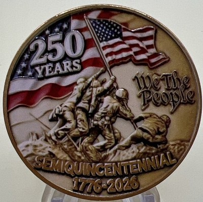 *US Marine Coin 250th Anniversary Celebration Of Semiquincentenial 1776-2026