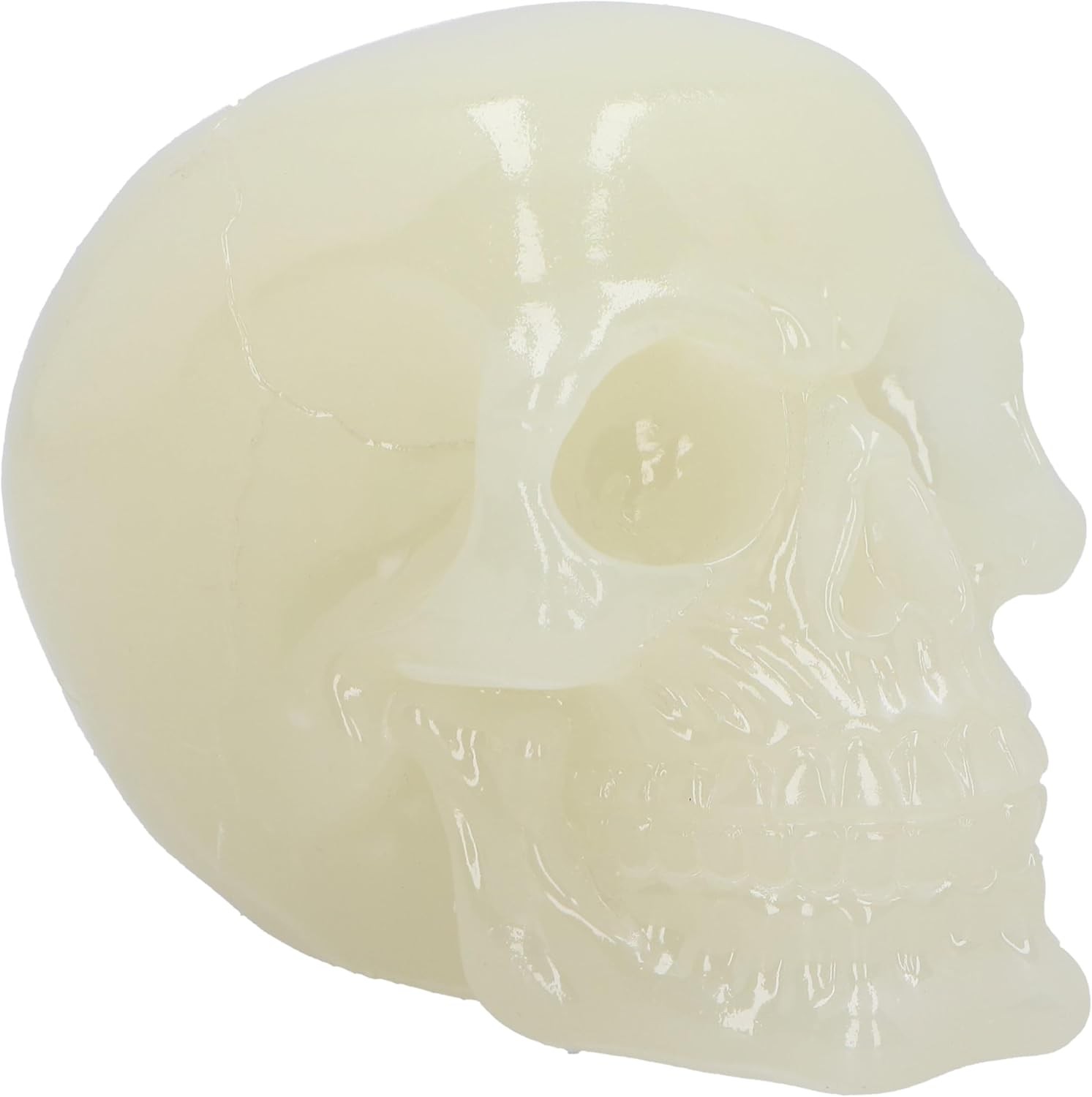 Nemesis Now Phosphorescent Glow in Dark Skull Figurine Resin Luminous Green 1 7690₽