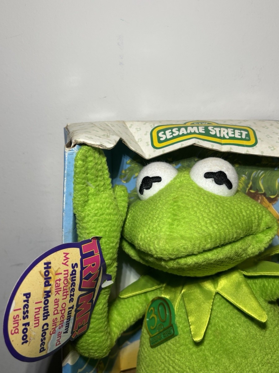 Tyco Magic Talking Kermit The Frog Sesame St 30th