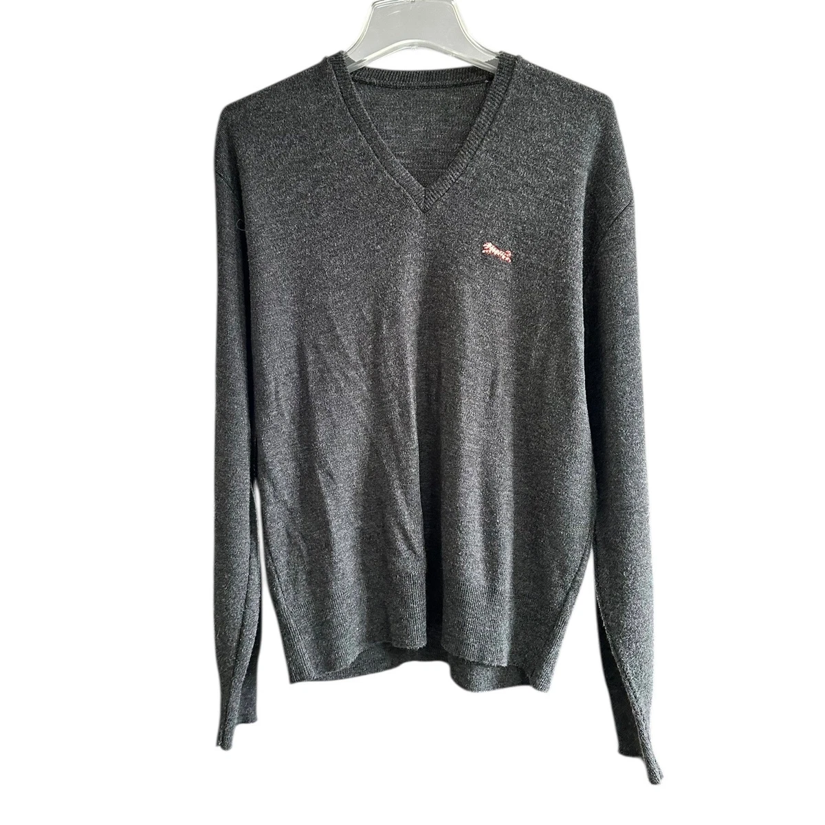 Knit Gray Vintage Sweaters for Men for sale | eBay